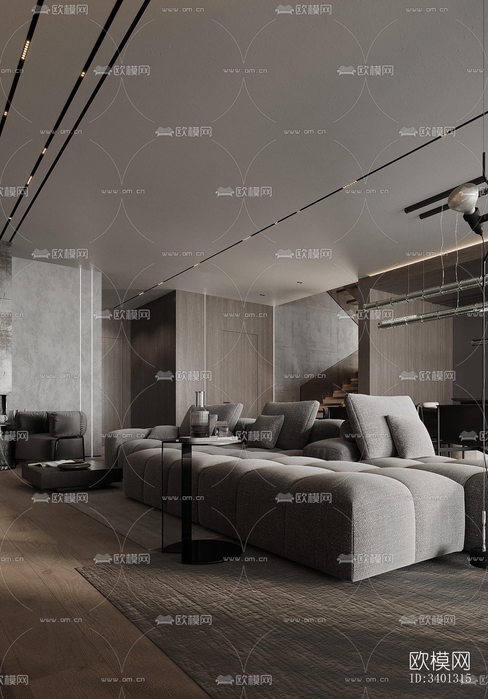 现代别墅效果图下载（渲染图19）