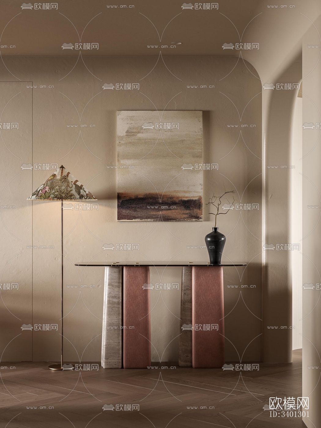 中古风别墅效果图下载（渲染图4）