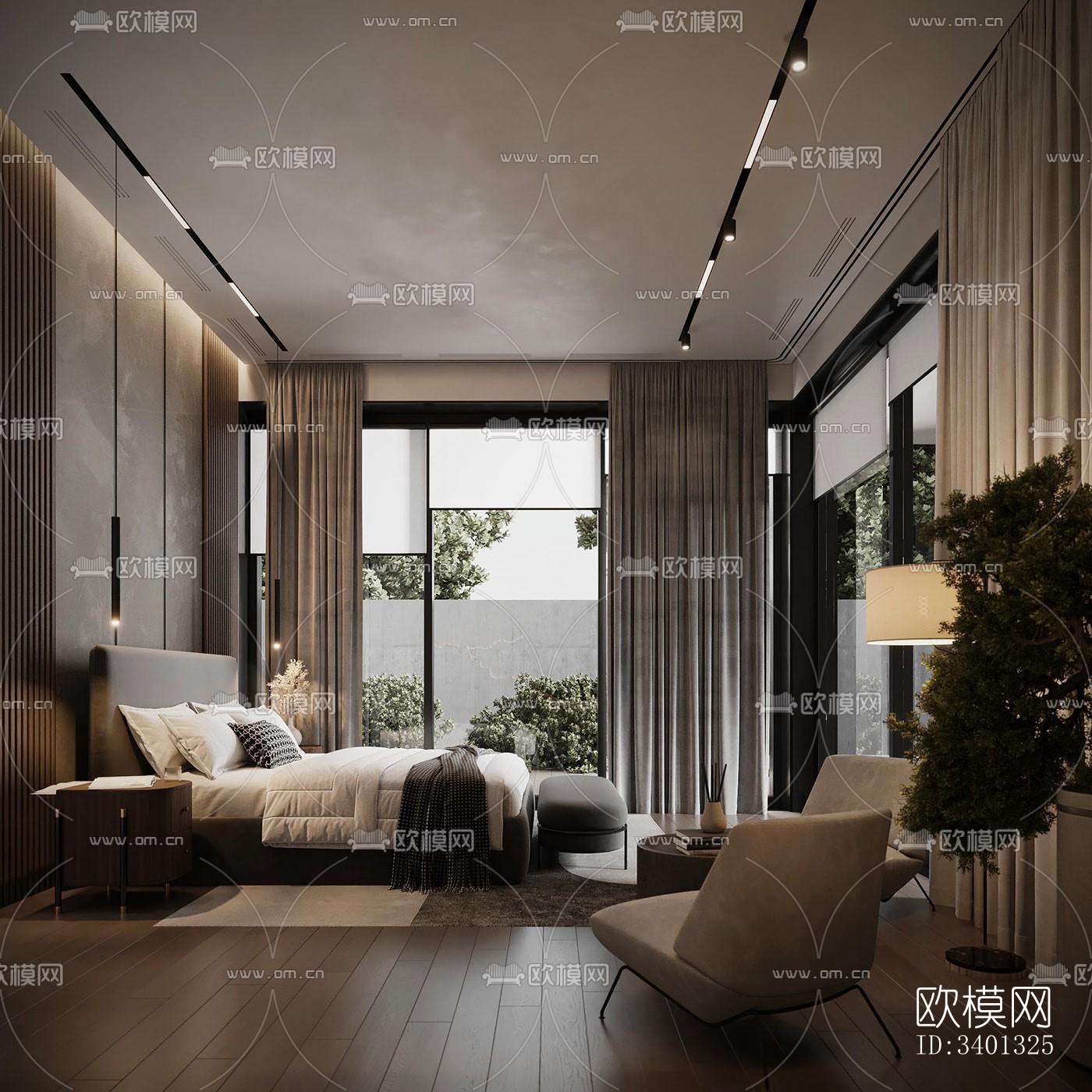 现代别墅效果图下载（渲染图7）