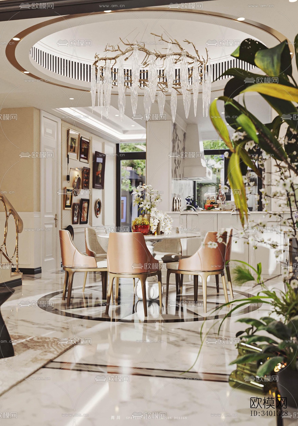 现代别墅效果图下载（渲染图15）