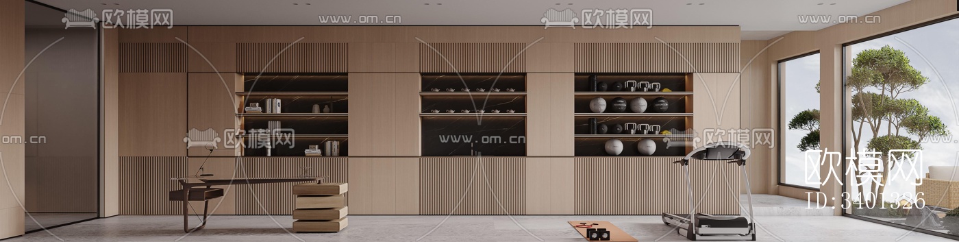 现代别墅效果图下载（渲染图16）