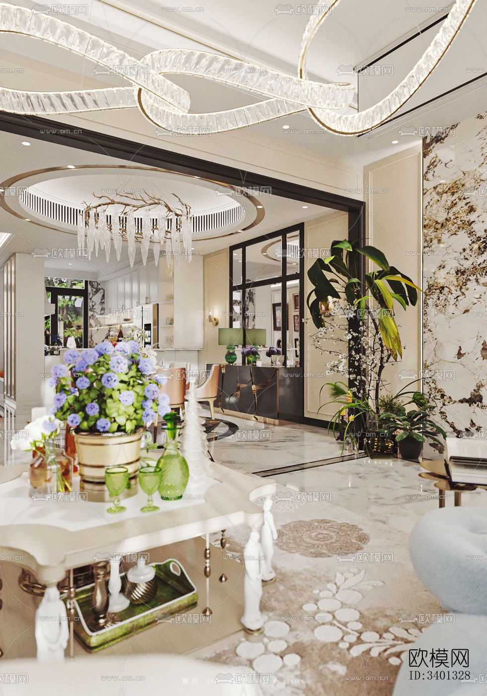 现代别墅效果图下载（渲染图13）