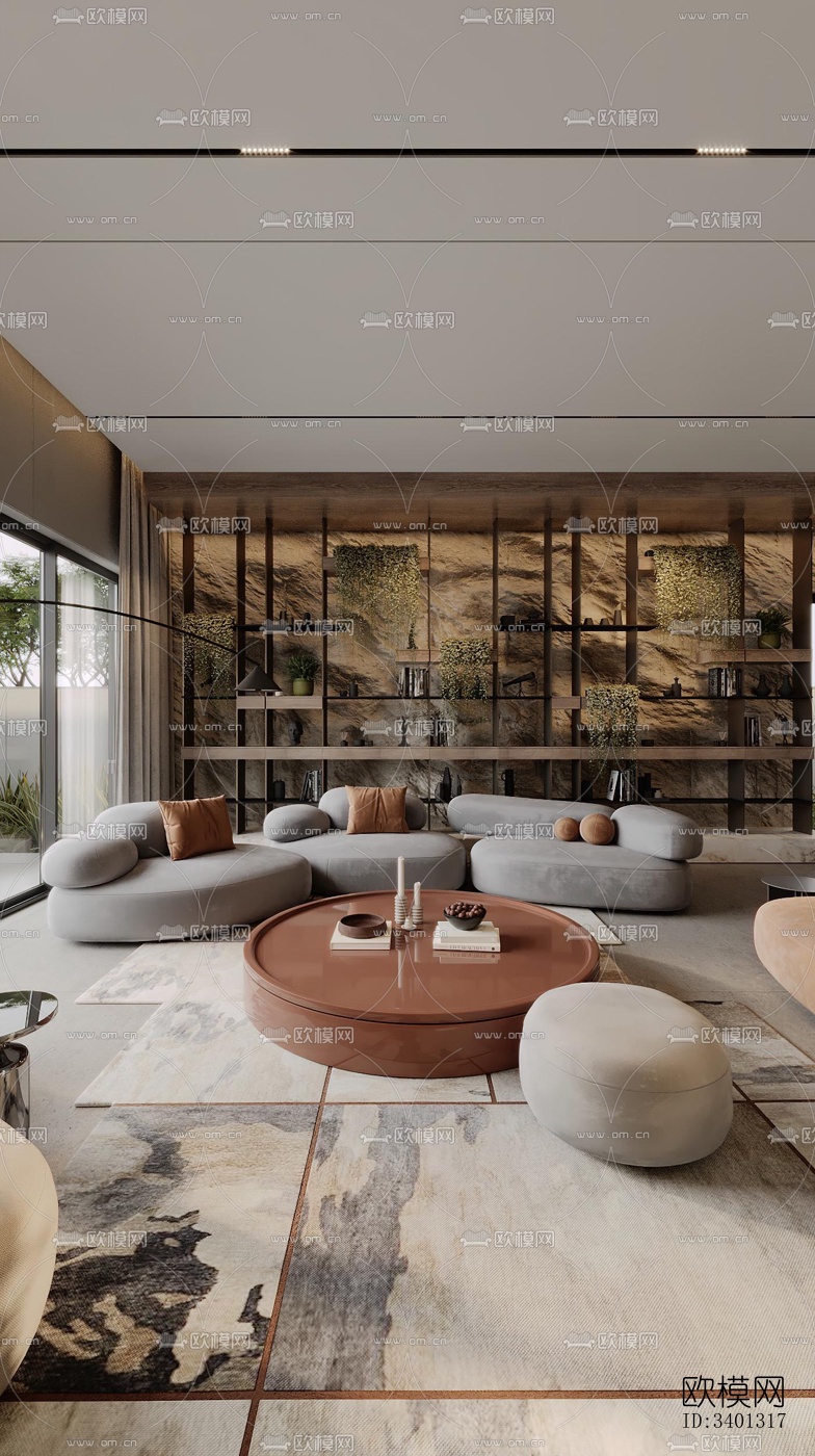 现代别墅效果图下载（渲染图18）