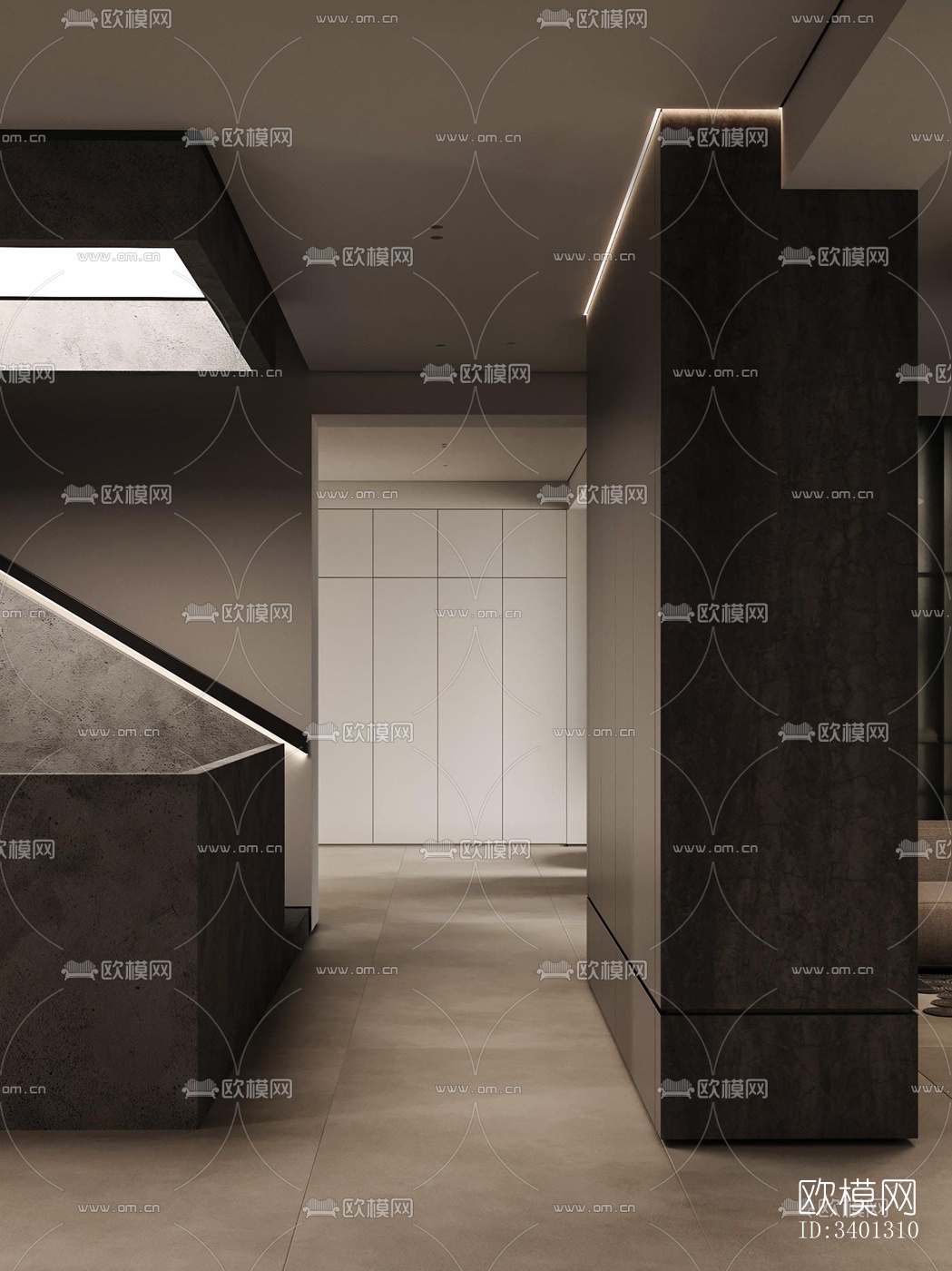 现代别墅效果图下载（渲染图14）