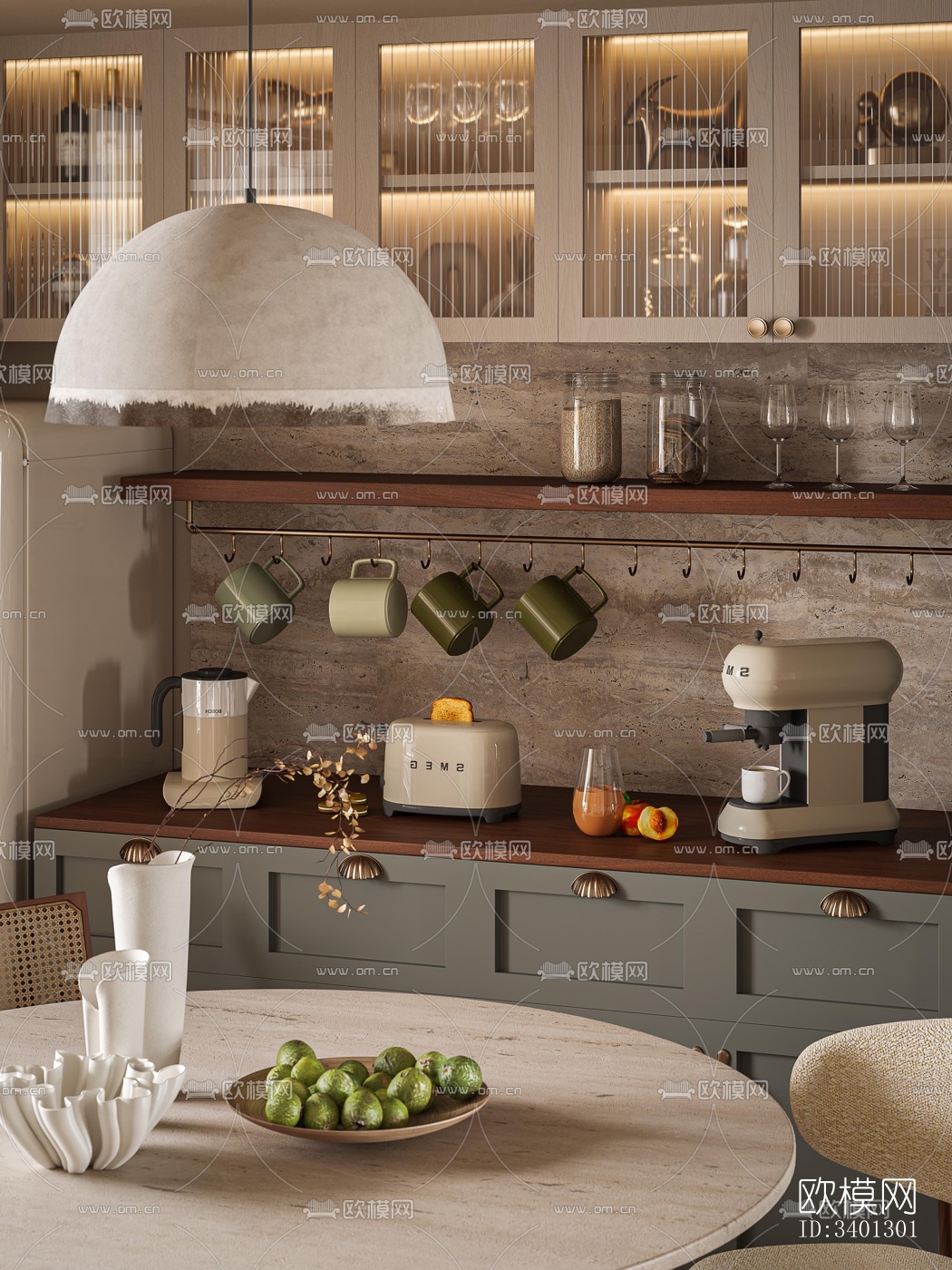 中古风别墅效果图下载（渲染图16）