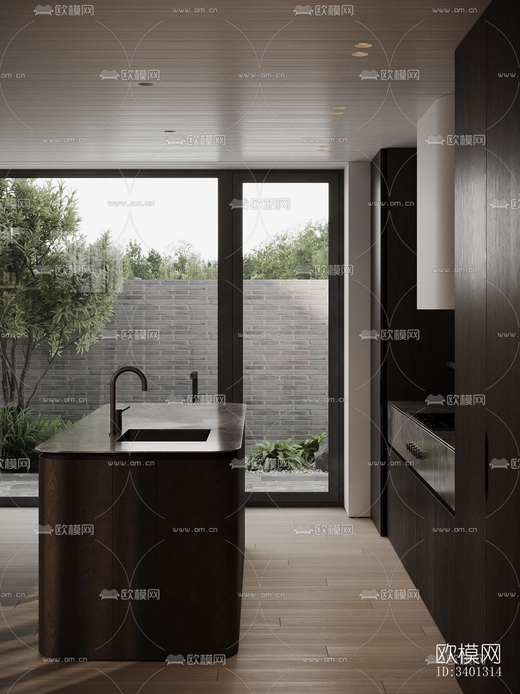 现代别墅效果图下载（渲染图3）