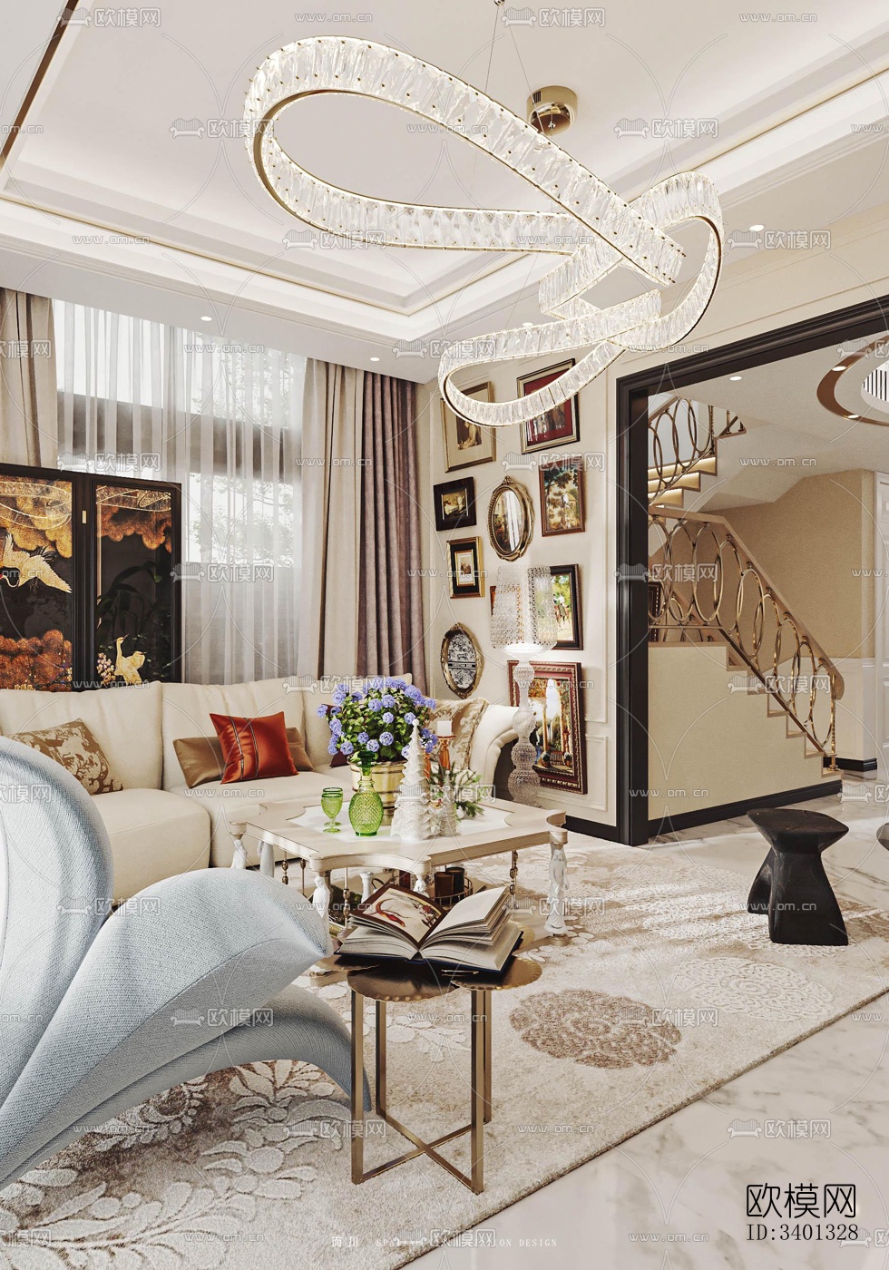 现代别墅效果图下载（渲染图17）