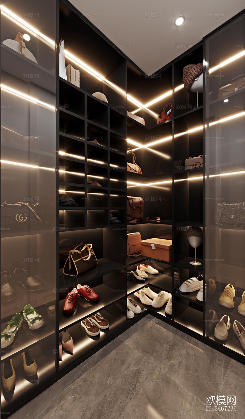 现代大平层效果图下载（渲染图8）