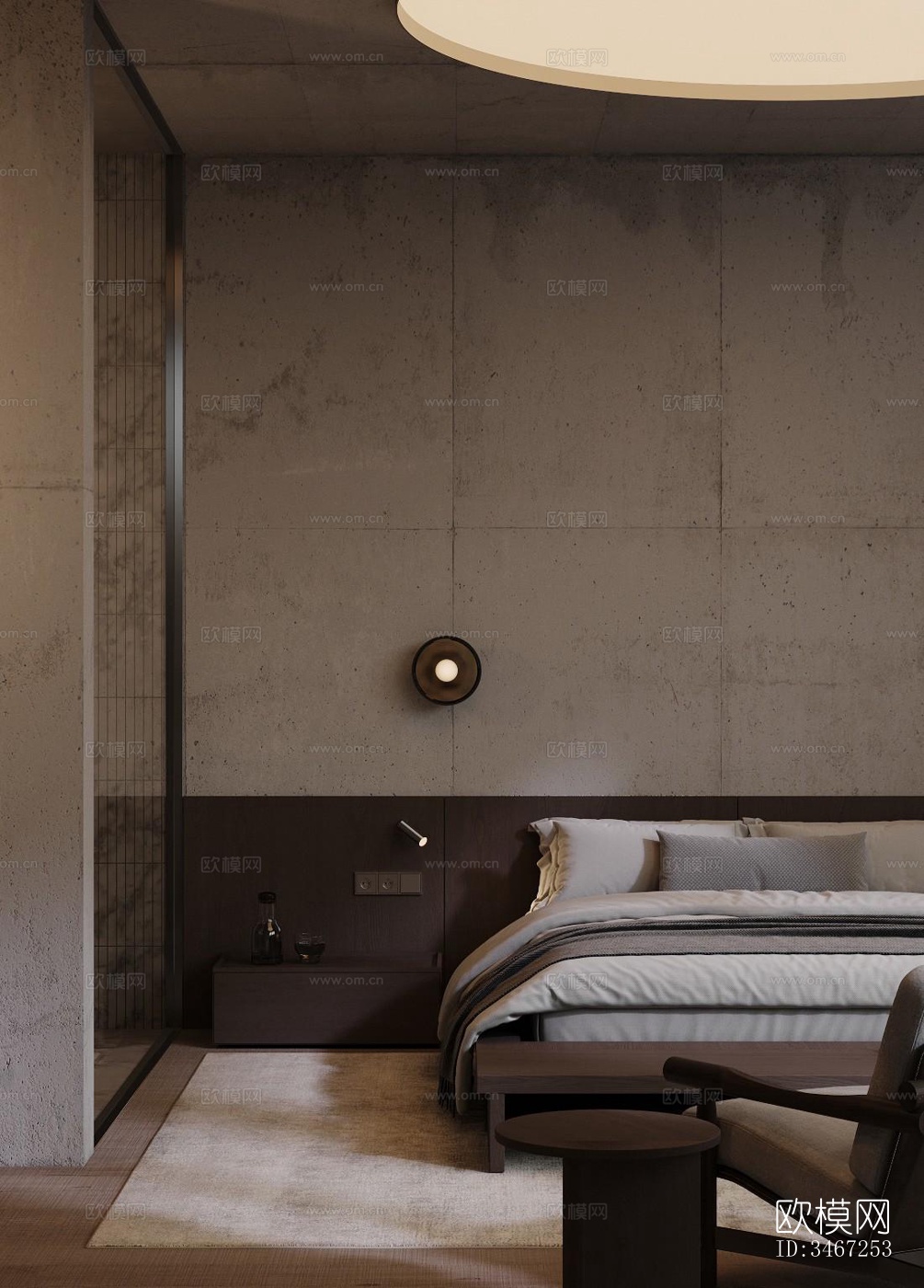 现代大平层效果图下载（渲染图13）