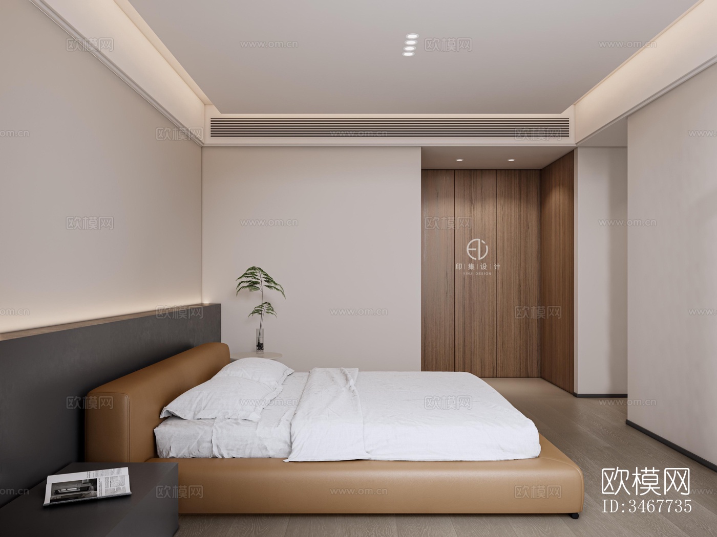 现代大平层效果图下载（渲染图5）