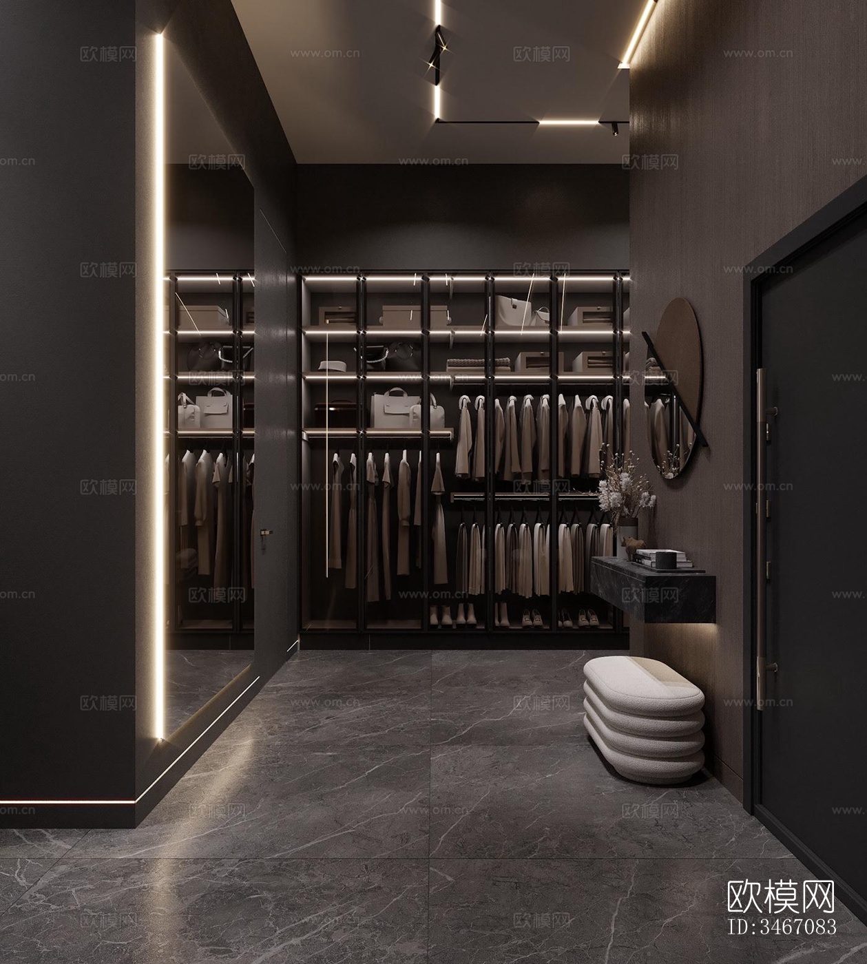 现代卫生间效果图下载（渲染图5）