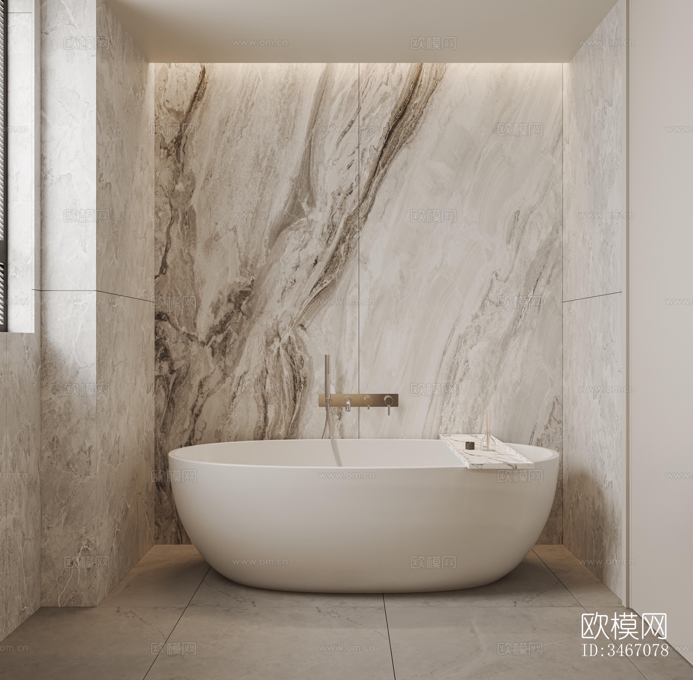 现代卫生间效果图下载（渲染图2）