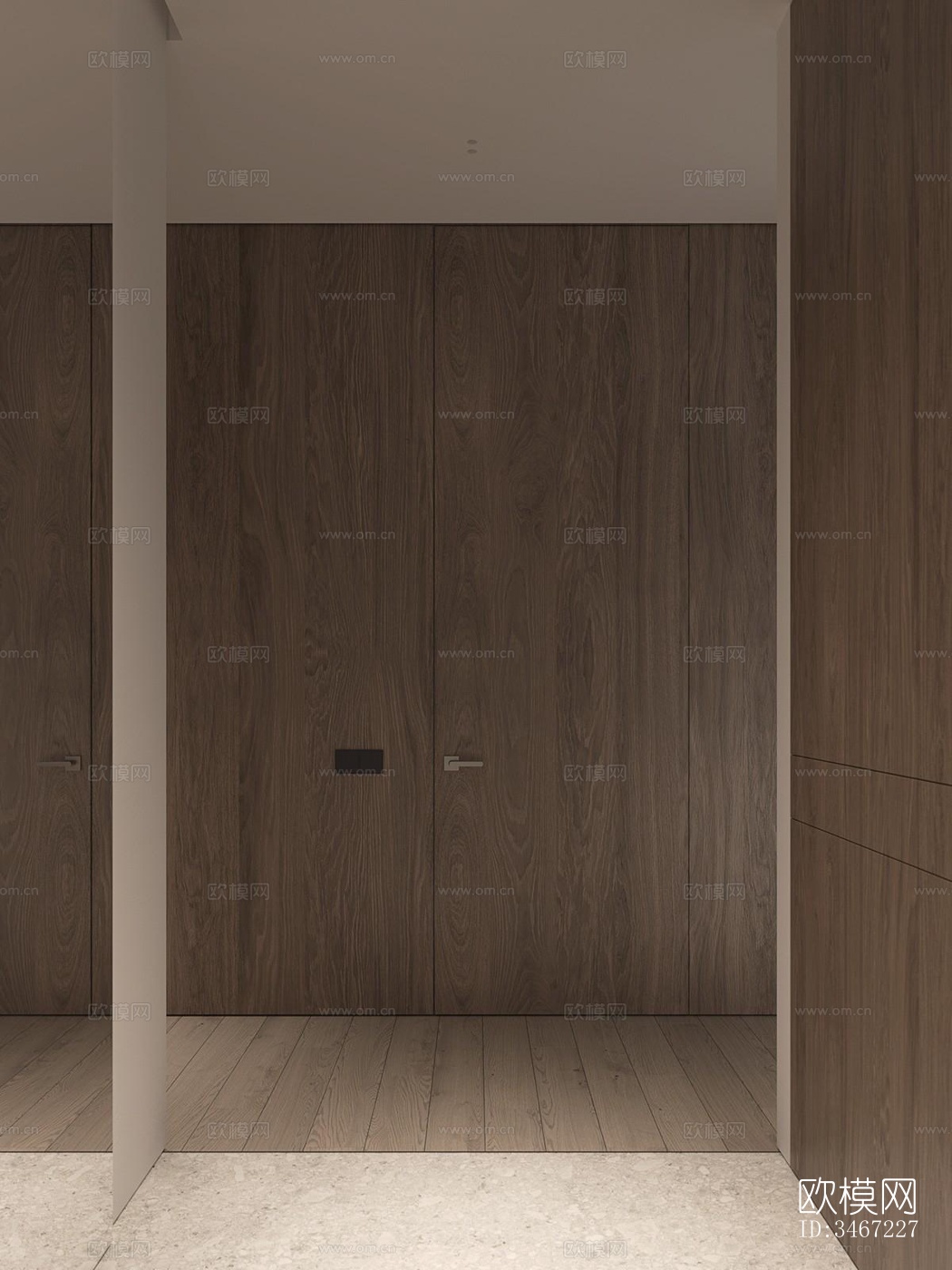 现代大平层效果图下载（渲染图20）