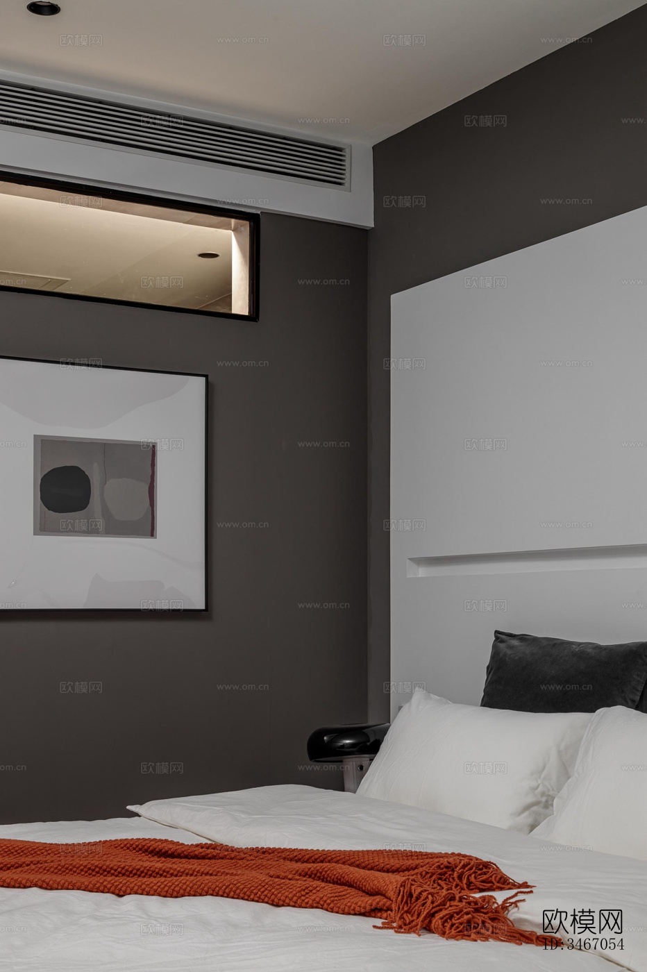 现代卧室效果图下载（渲染图2）