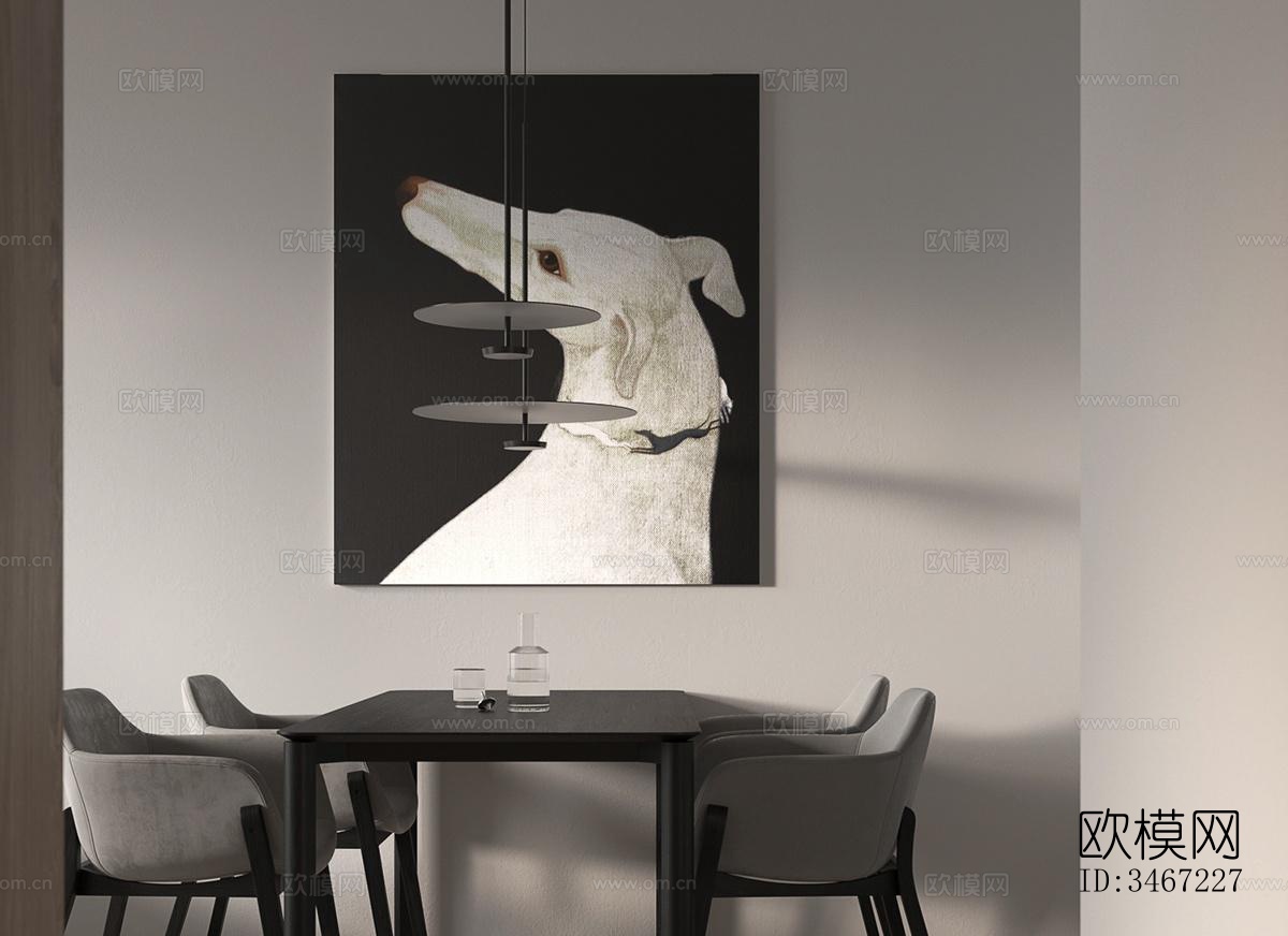 现代大平层效果图下载（渲染图15）