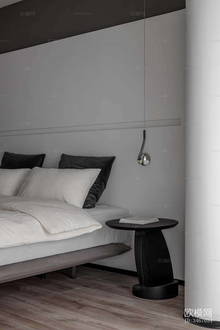 现代卧室效果图下载（渲染图3）