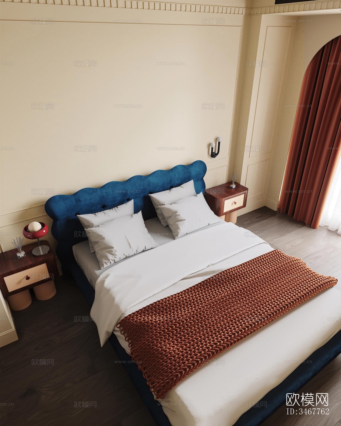 现代大平层效果图下载（渲染图14）