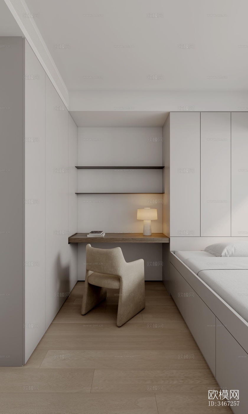 现代大平层效果图下载（渲染图5）