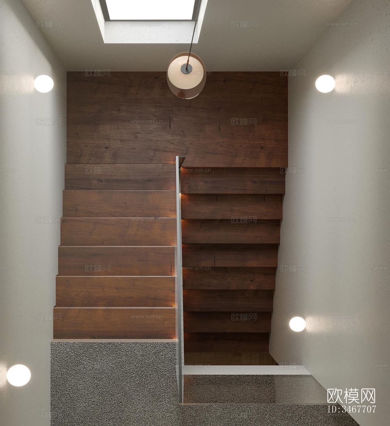 现代大平层效果图下载（渲染图13）