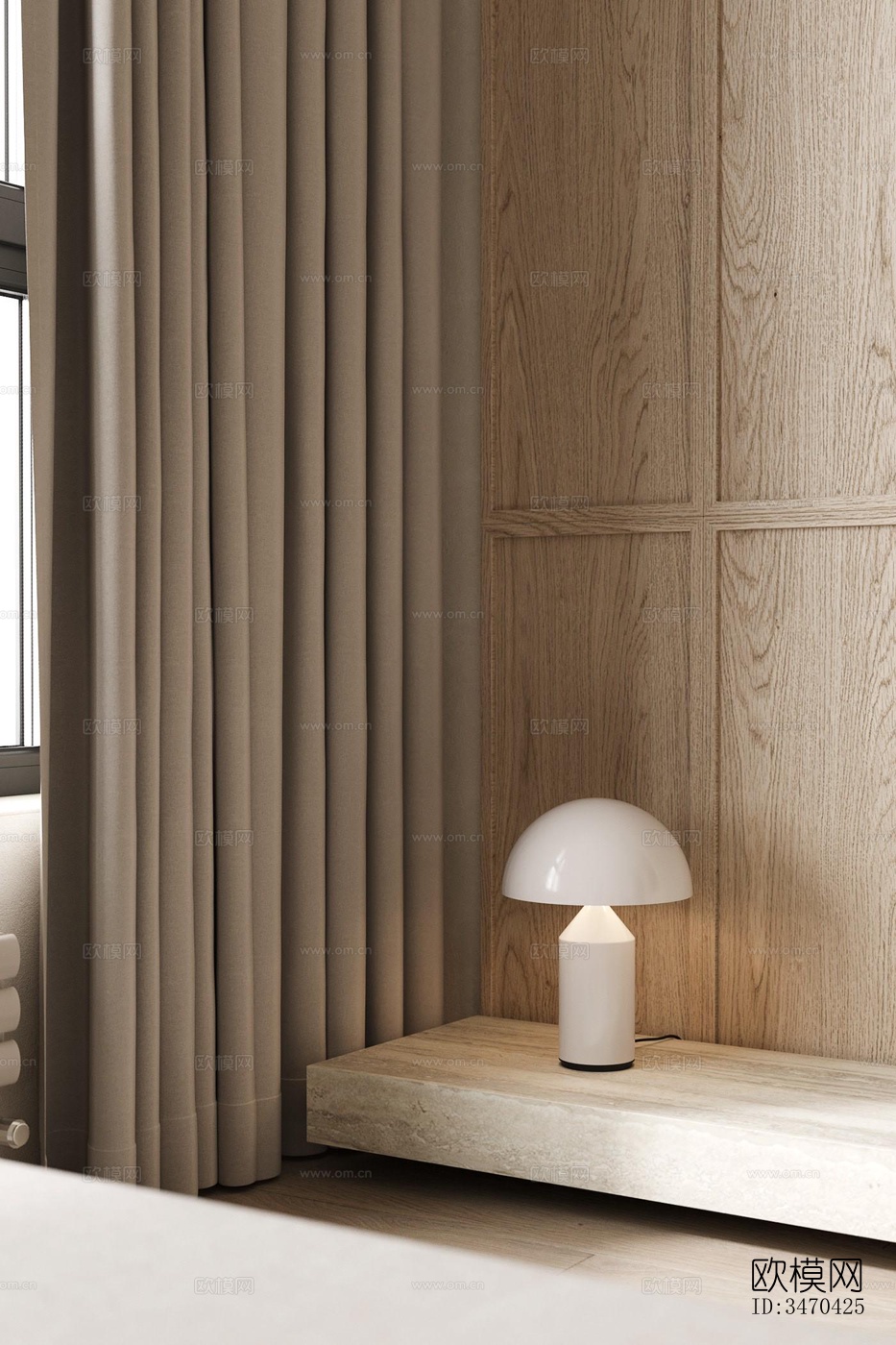 现代平层效果图下载（渲染图14）