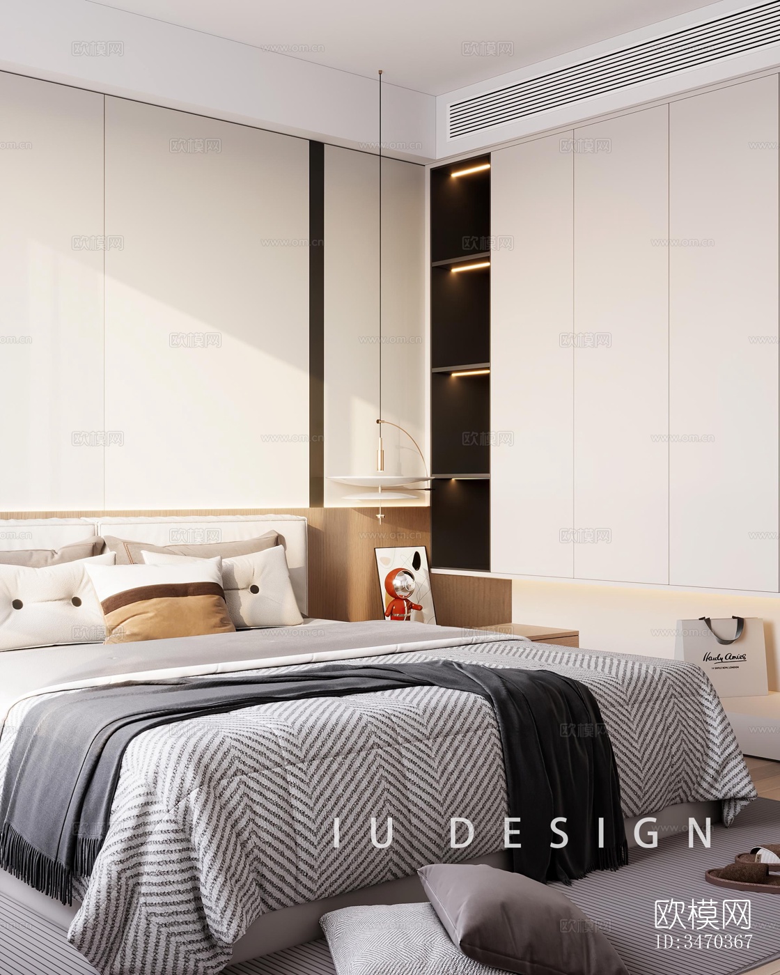 现代平层效果图下载（渲染图7）