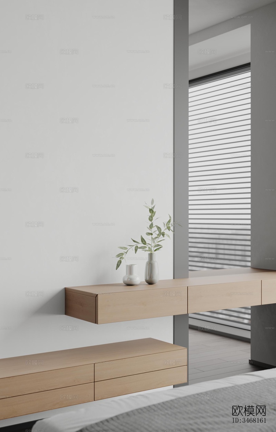 现代大平层效果图下载（渲染图6）