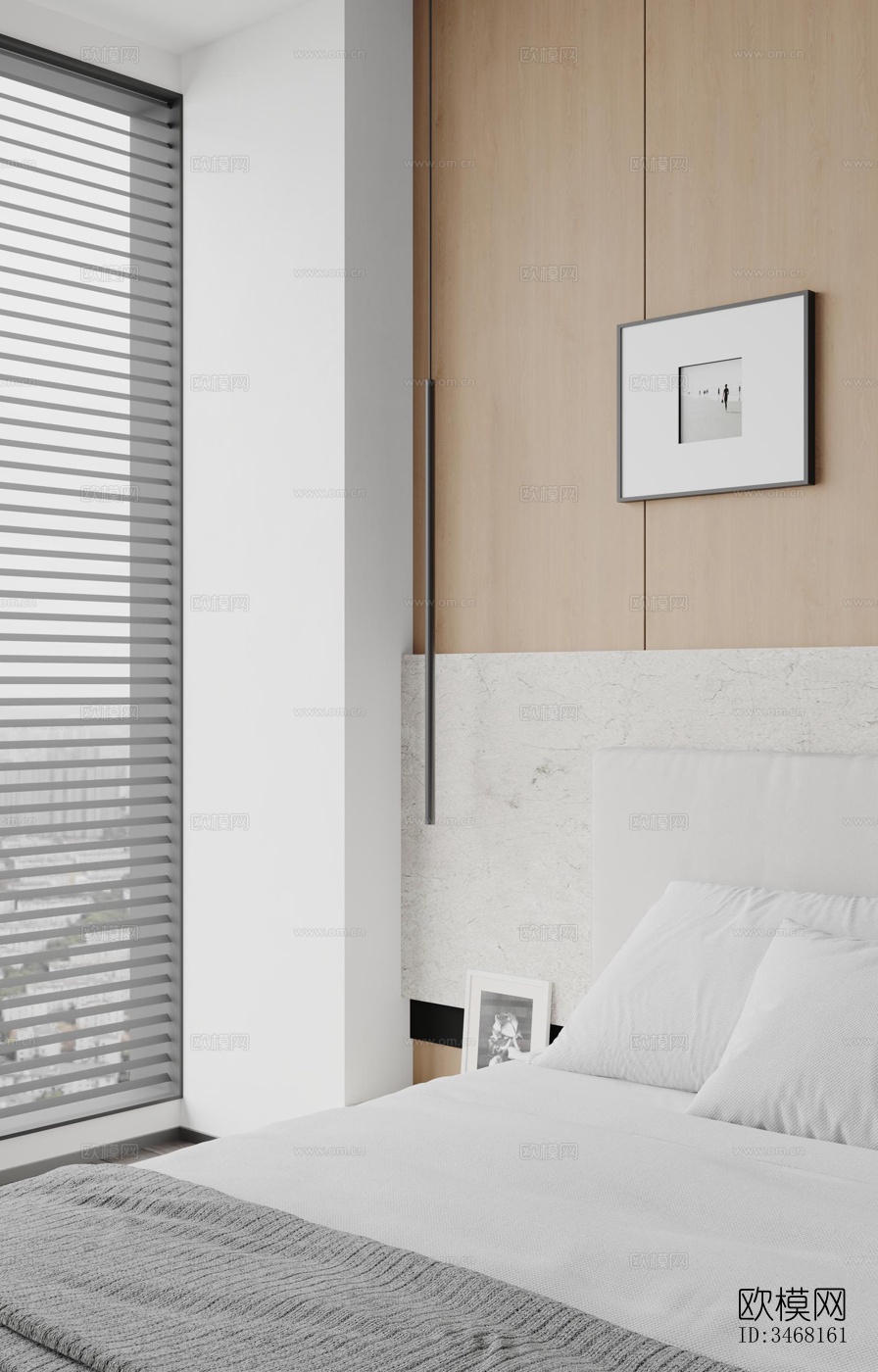 现代大平层效果图下载（渲染图10）