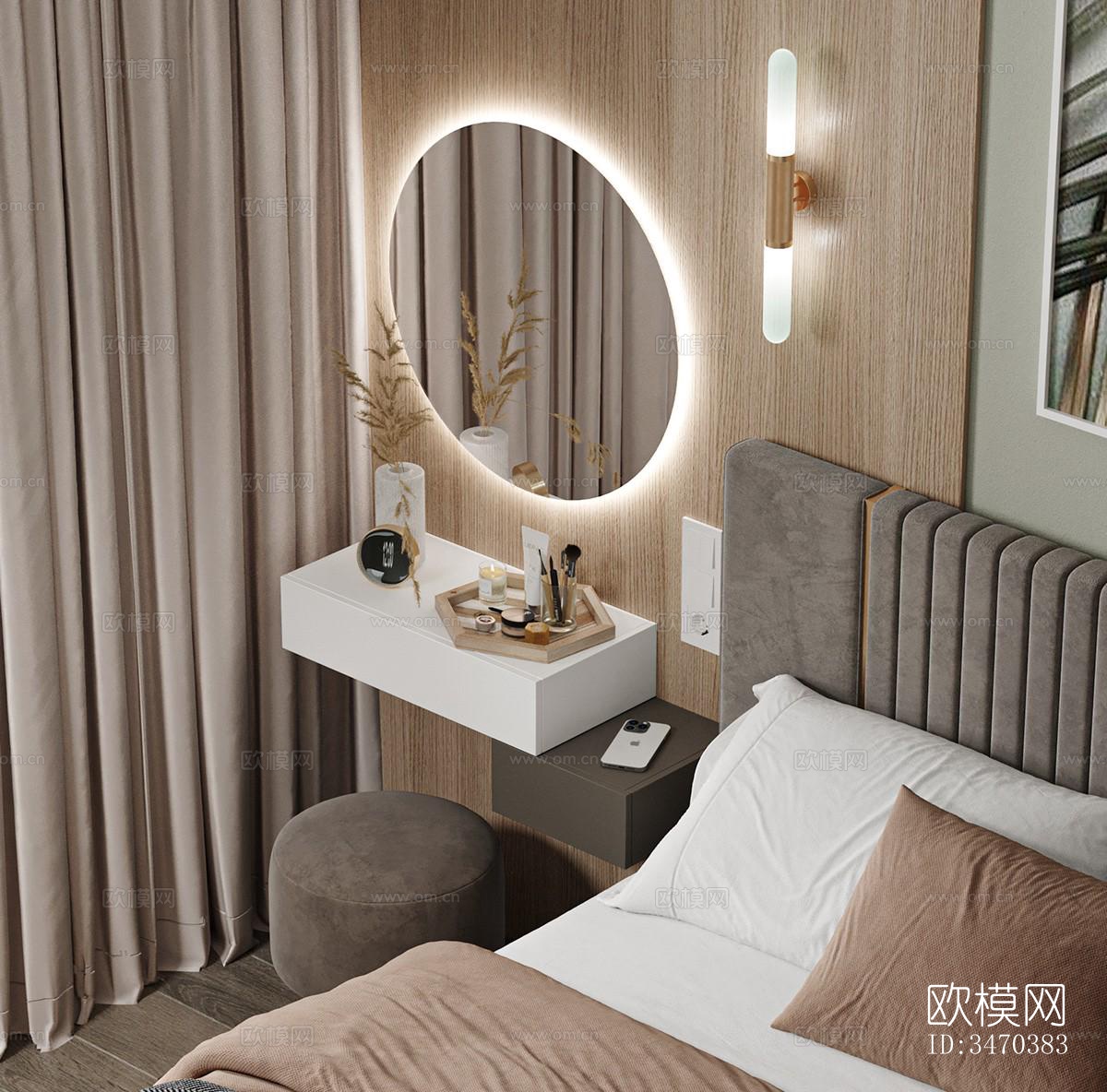 现代平层效果图下载（渲染图12）