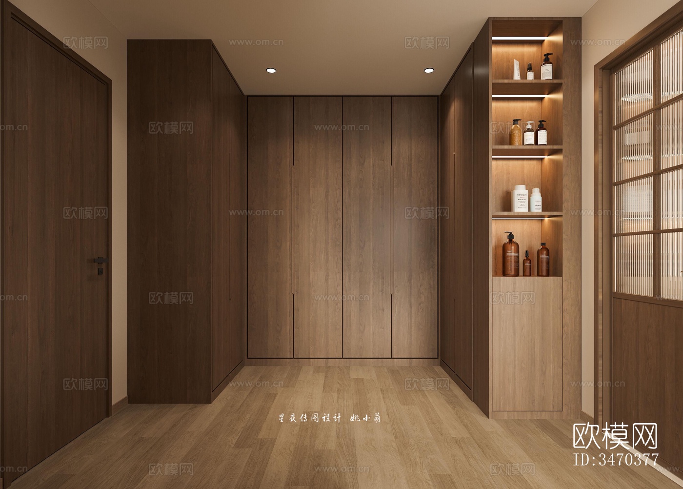 现代平层效果图下载（渲染图10）