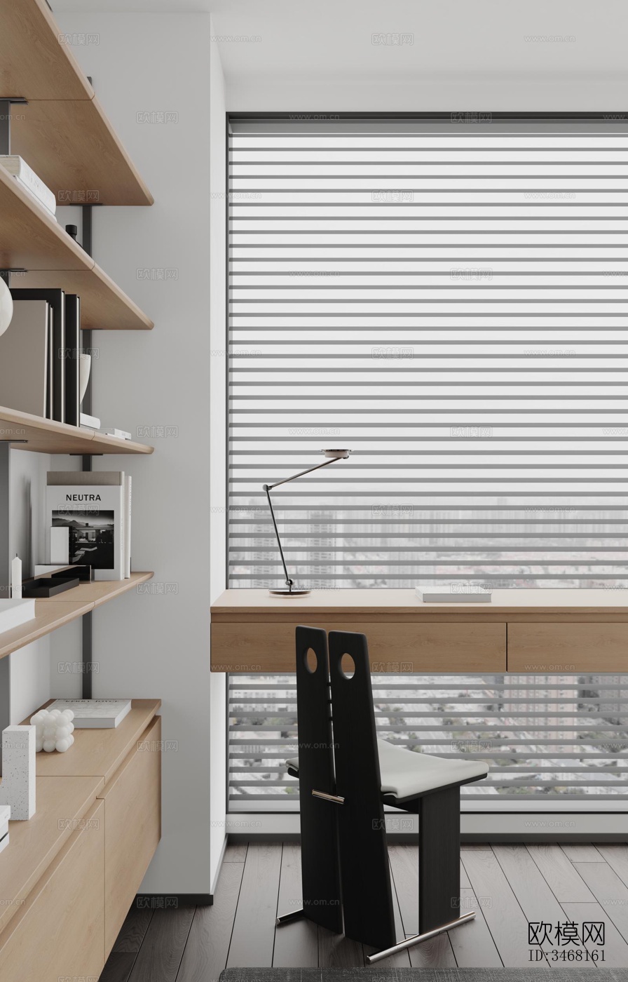 现代大平层效果图下载（渲染图5）