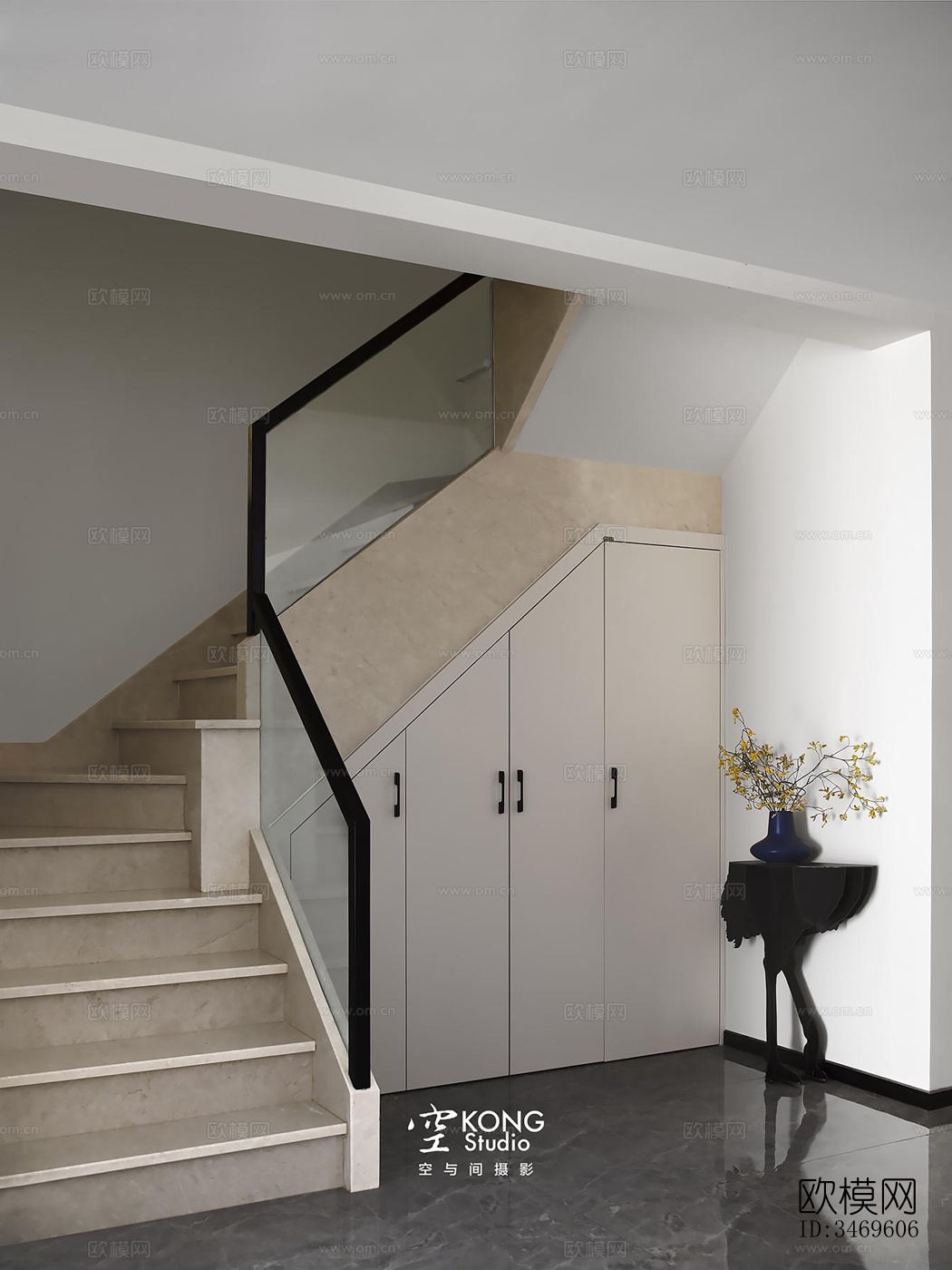 现代平层效果图下载（渲染图4）