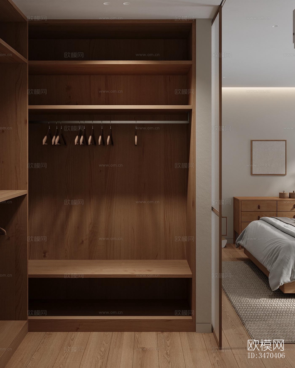 现代平层效果图下载（渲染图5）