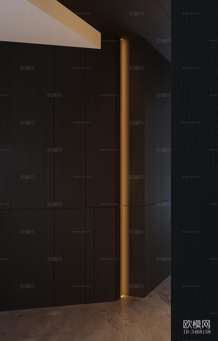 现代大平层效果图下载（渲染图5）