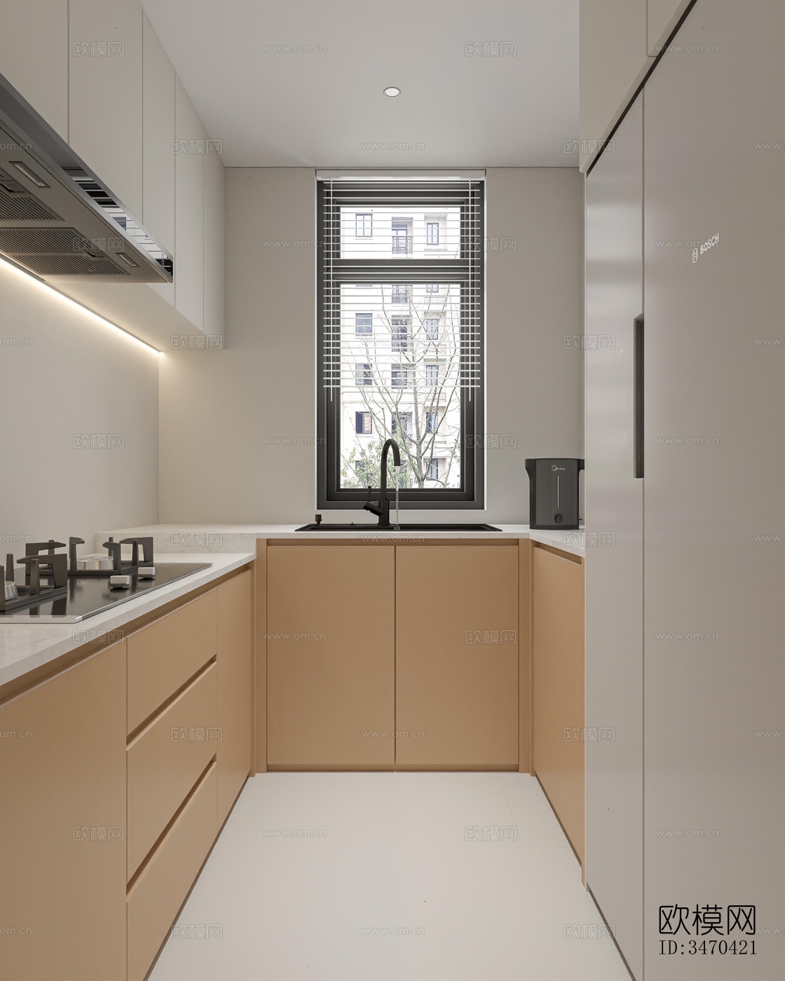 现代平层效果图下载（渲染图11）