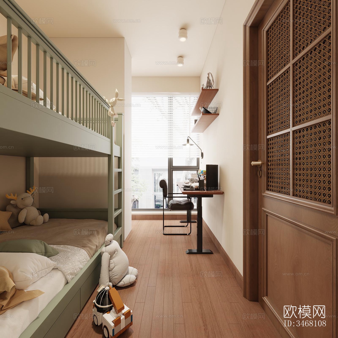 现代大平层效果图下载（渲染图17）