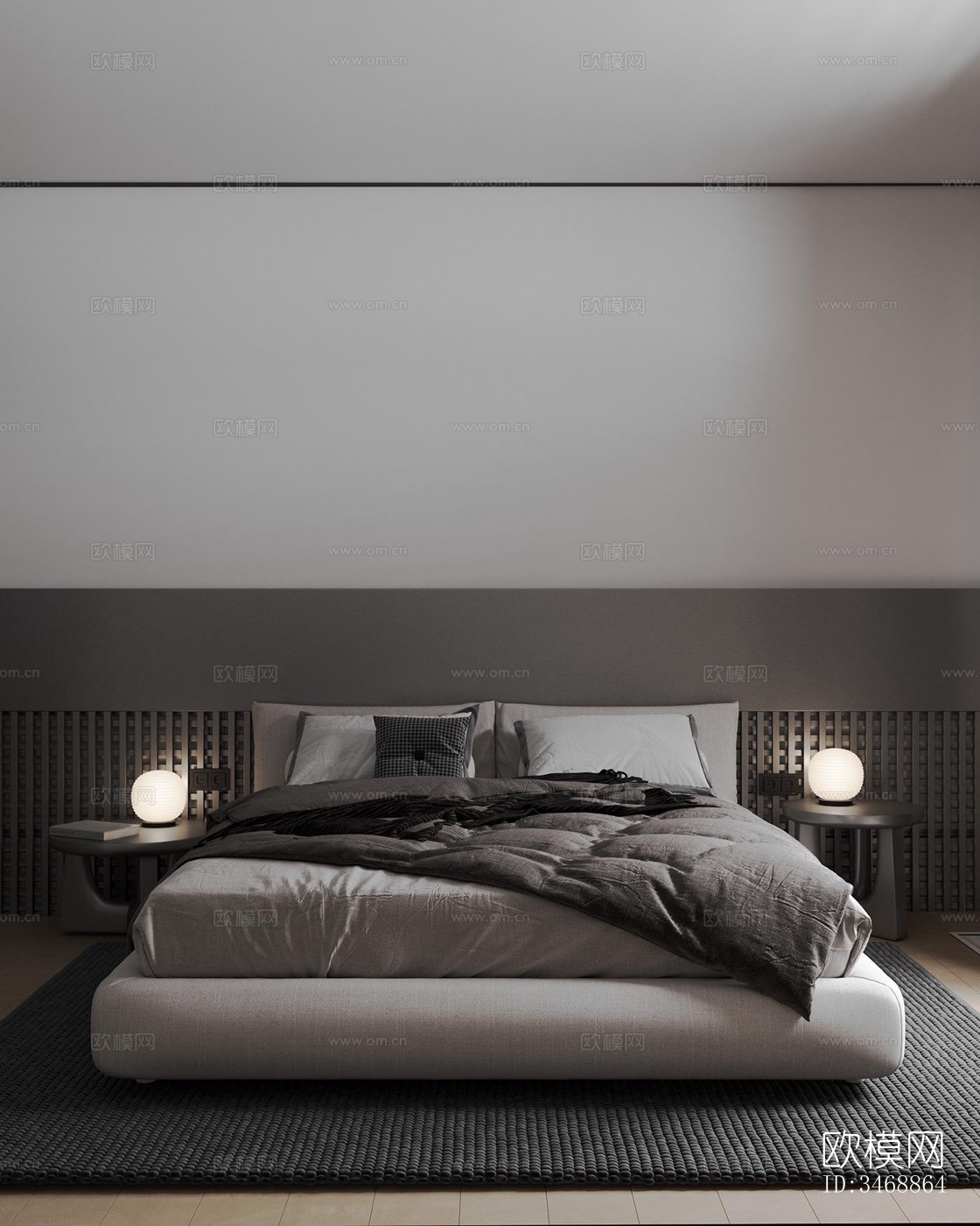 现代平层效果图下载（渲染图3）