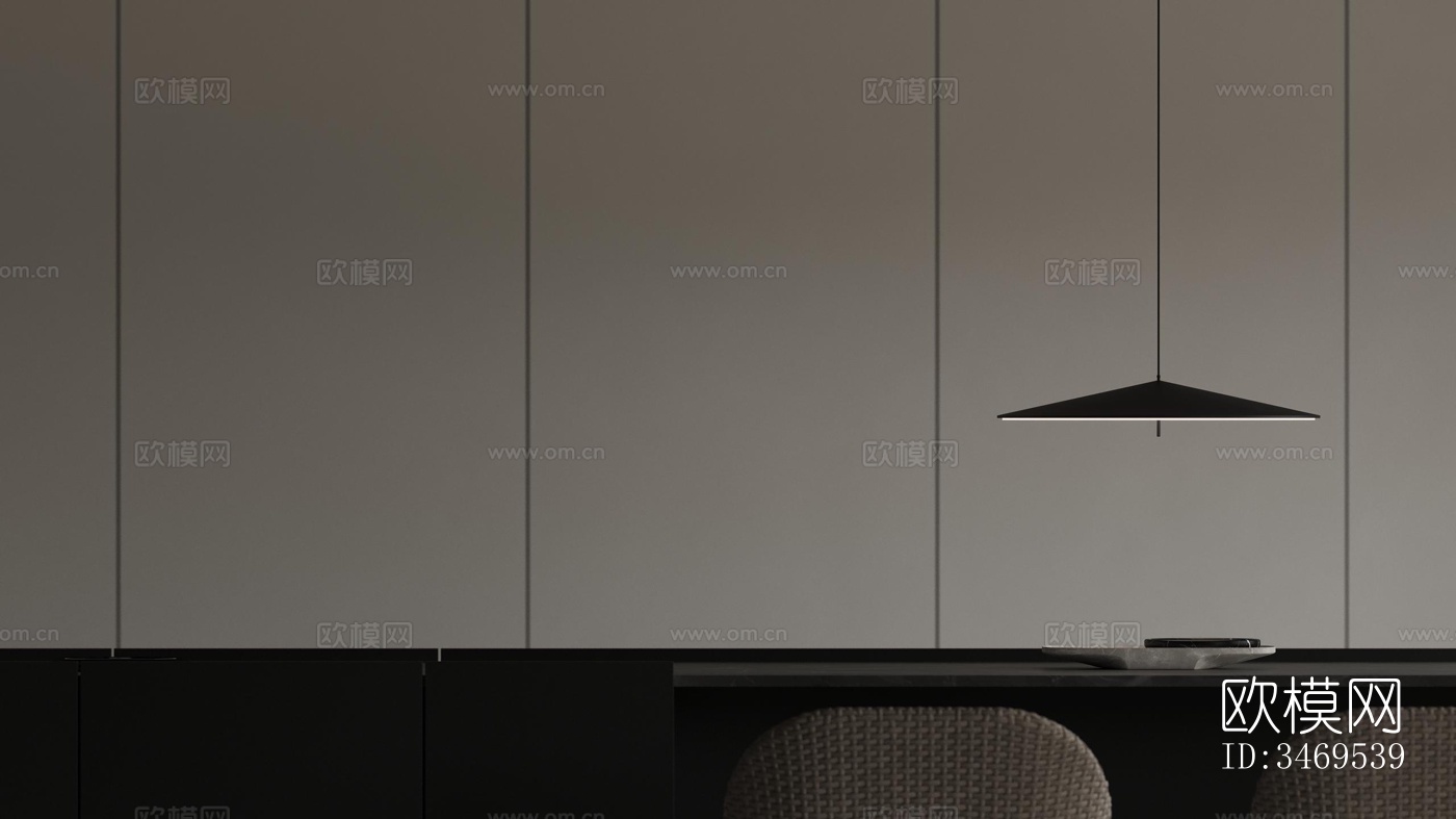 现代平层效果图下载（渲染图7）