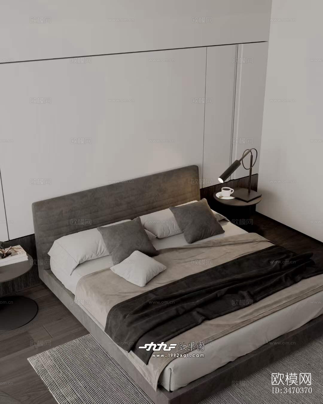 现代平层效果图下载（渲染图7）