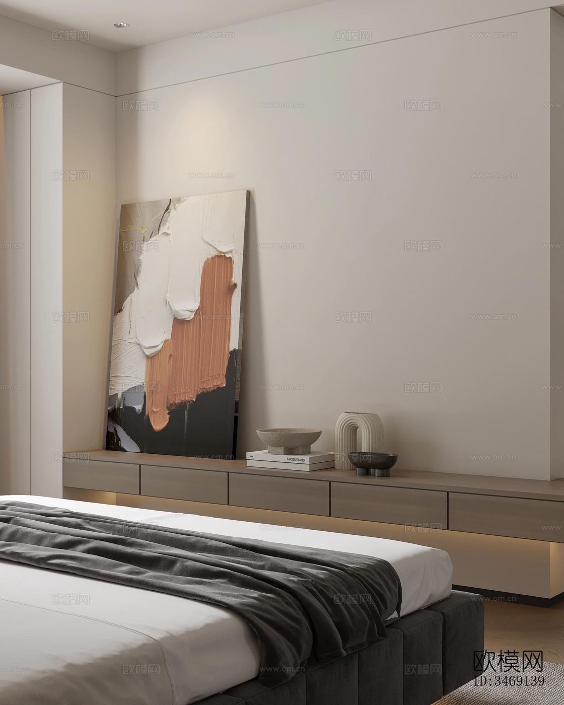 现代平层效果图下载（渲染图1）