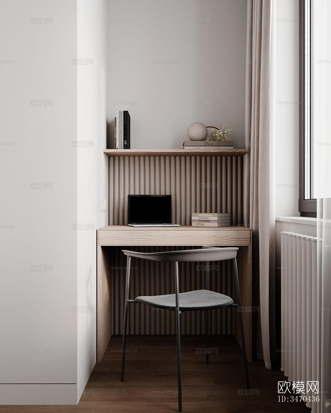 现代平层效果图下载（渲染图13）