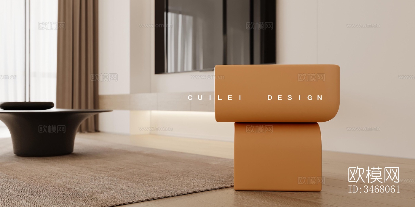 现代大平层效果图下载（渲染图11）