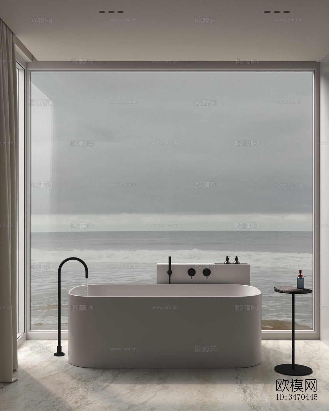 现代平层效果图下载（渲染图6）