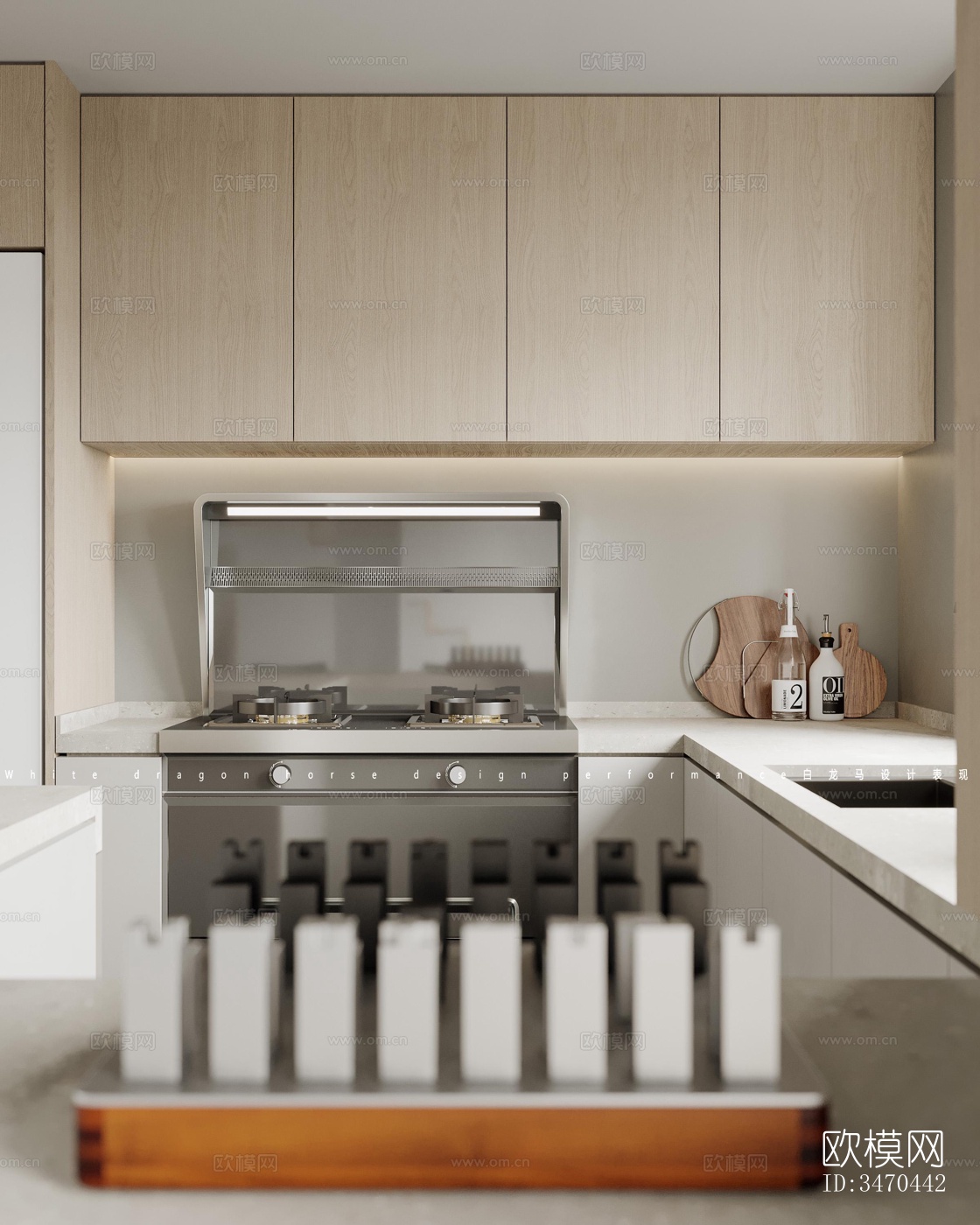 现代平层效果图下载（渲染图2）