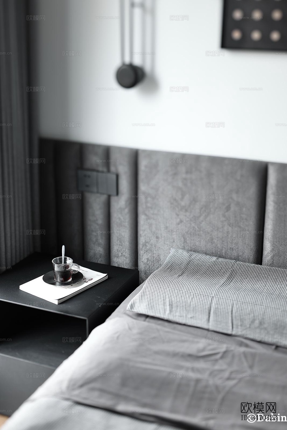 现代平层效果图下载（渲染图8）