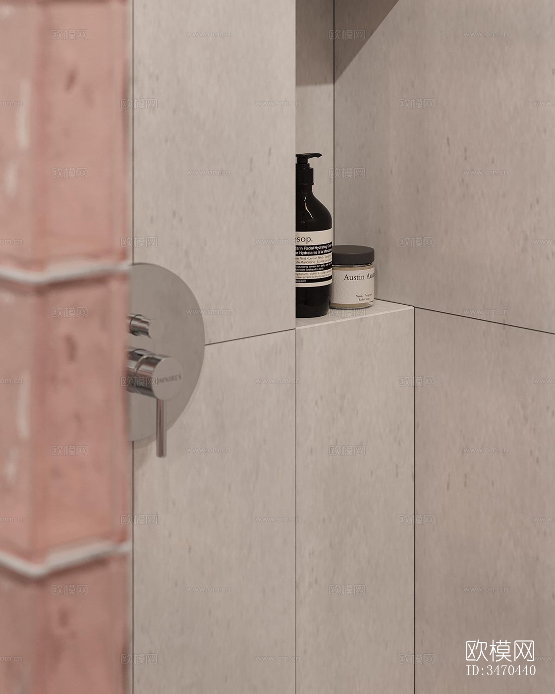 现代平层效果图下载（渲染图9）