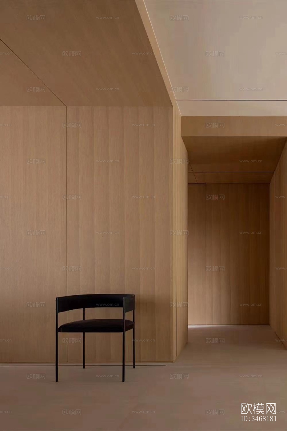 现代大平层效果图下载（渲染图5）