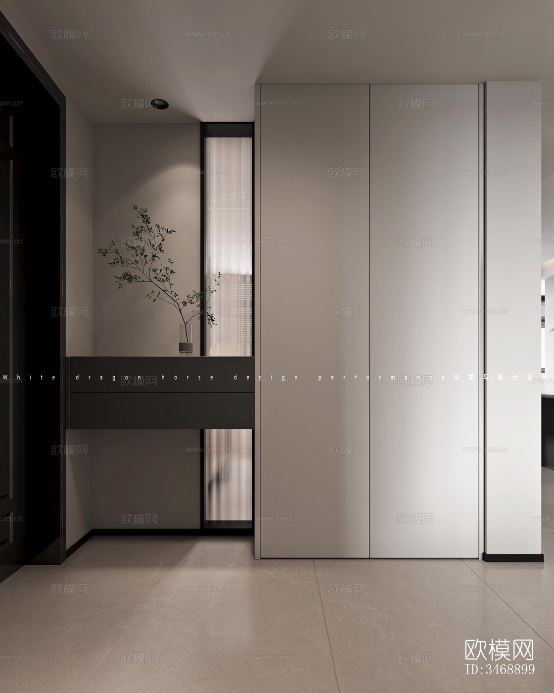 现代平层效果图下载（渲染图2）