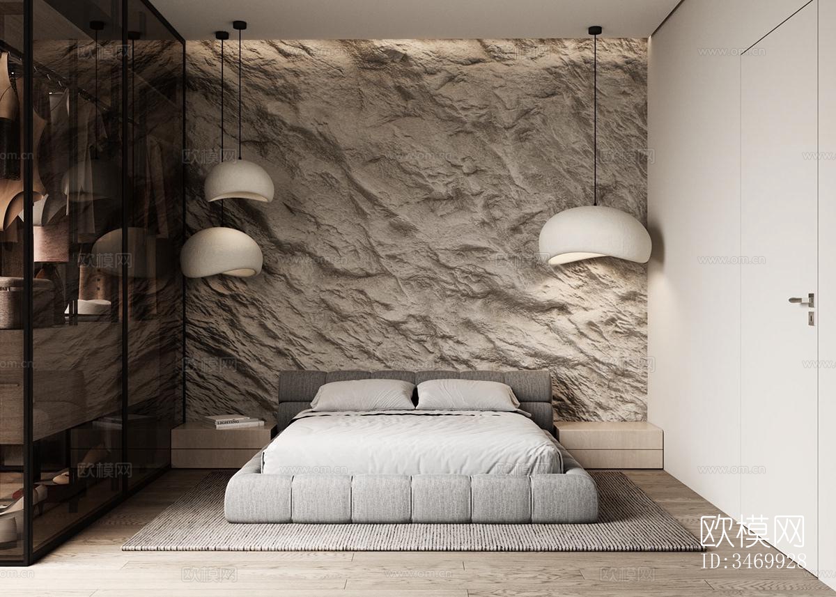 现代平层效果图下载（渲染图11）