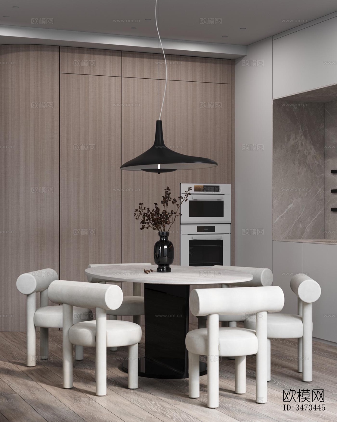 现代平层效果图下载（渲染图14）