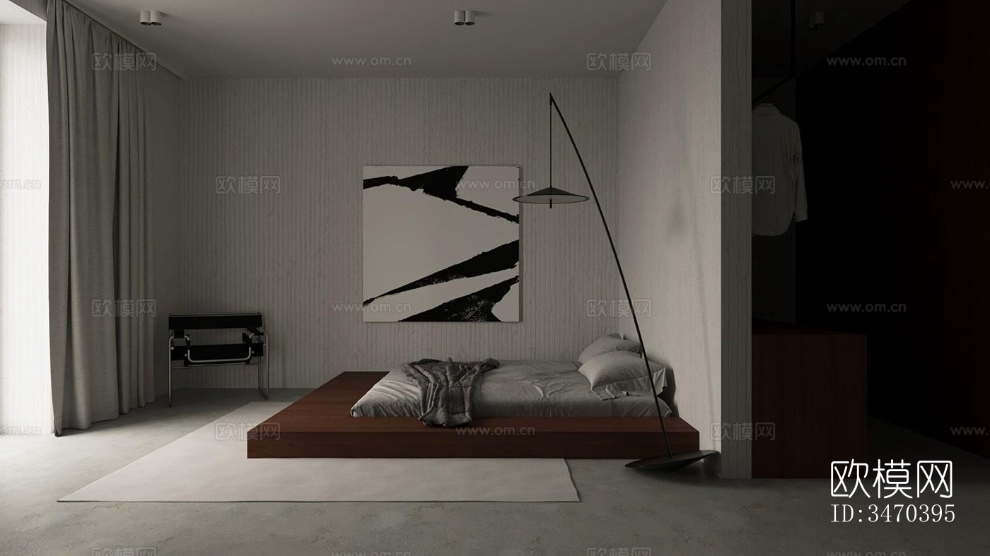 现代平层效果图下载（渲染图11）